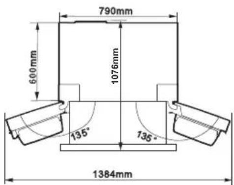 HISENSE RF540N4WIE - Belüftung des Gerätes - 3