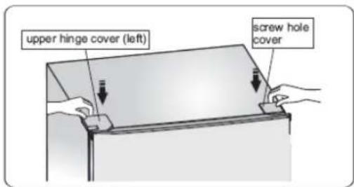 HISENSE RL415N4ACE - Reversing the door - 13