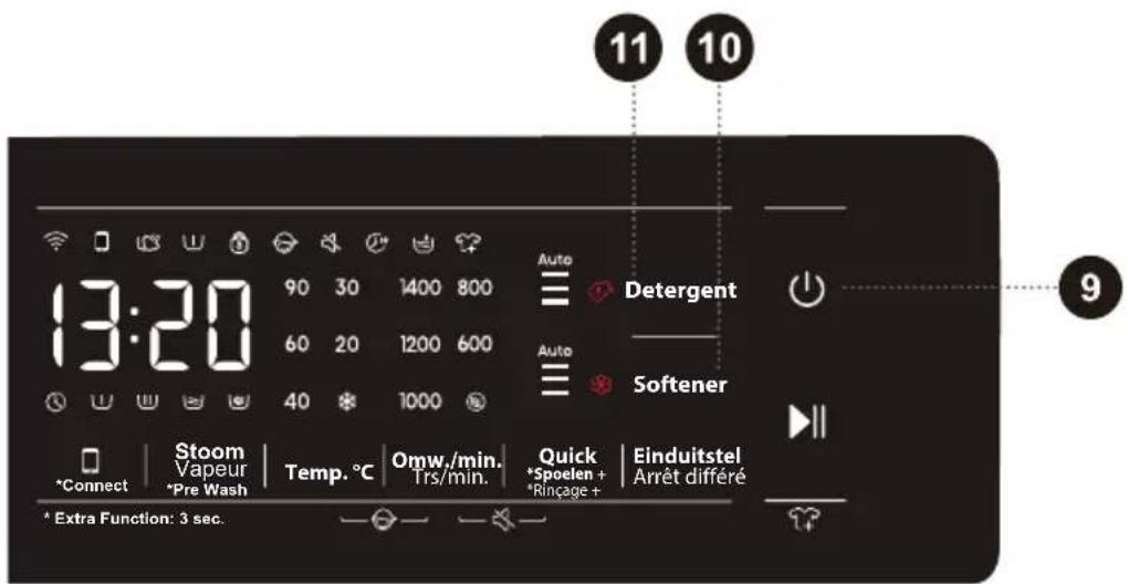 HISENSE WF5S1043BW - DÉPART / PAUSE ▶|| - 1