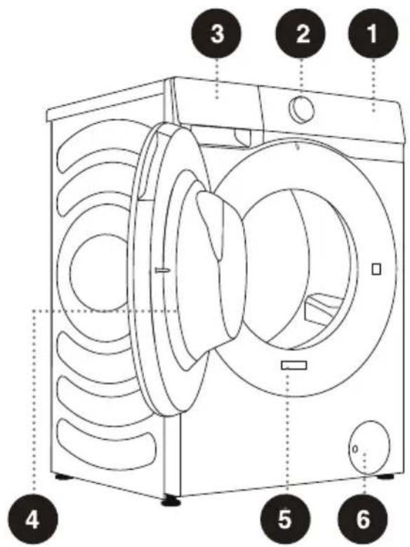 HISENSE WF5S1043BW - AVANT - 1