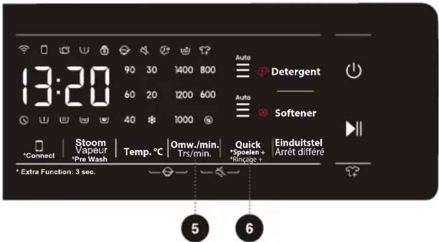 HISENSE WF5S1045BB - Temp. °C (TEMPÉRATURE DE LAVAGE) - 1