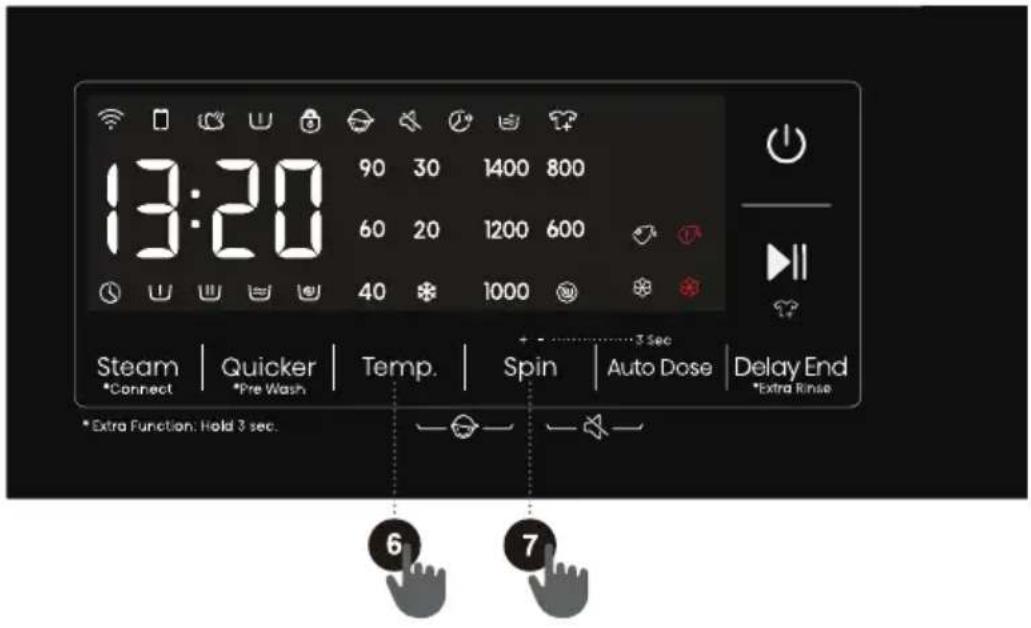 HISENSE WF3S9045BW3 - \*Extra Rinse (Допълнително изплакване) - 1
