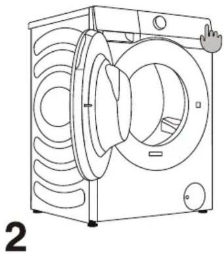 HISENSE WF3S9045BW3 - ВКЛЮЧВАНЕ НА ПЕРАЛНАТА МАШИНА - 2