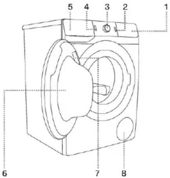 HISENSE WF3V943BW - DESCRIPTIONDULAVE-LINGE - 1