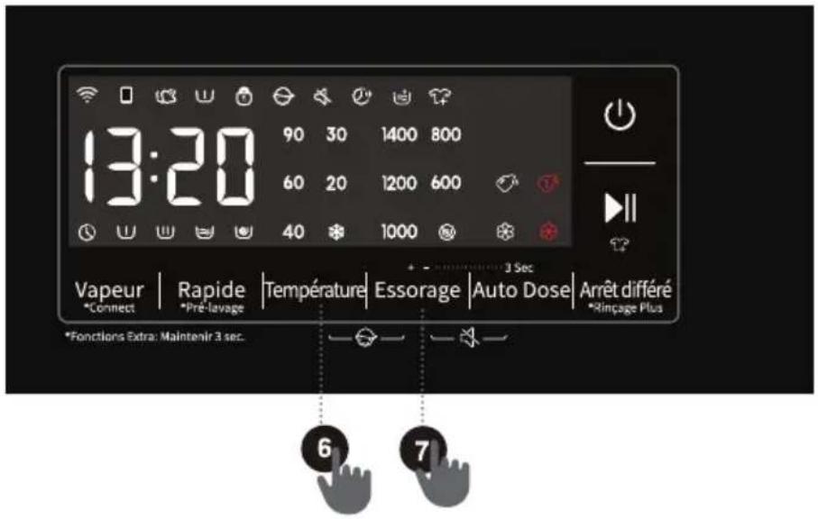 HISENSE WF3S1045BW3 - - Rinçage Plus - 1