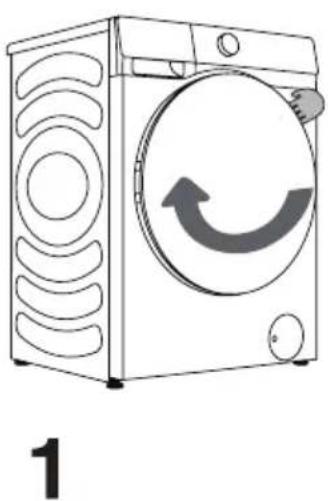 HISENSE WF3S1045BW3 - MISE EN MARCHE DU LAVE-LINGE - 2