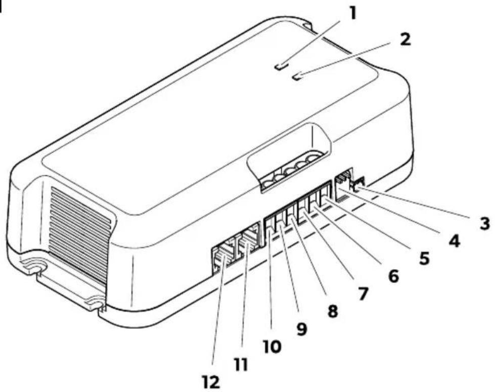 DOMETIC SC330 - Conexiones y elementos de mando - 1