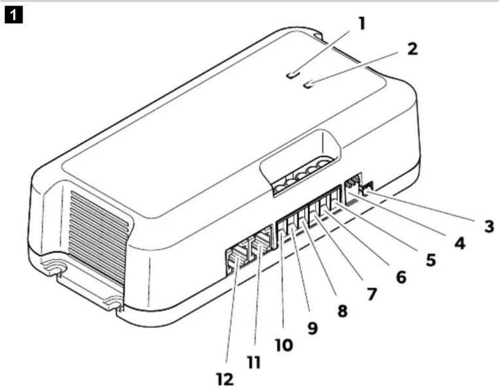DOMETIC SC330 - Anslutningar och reglage - 1