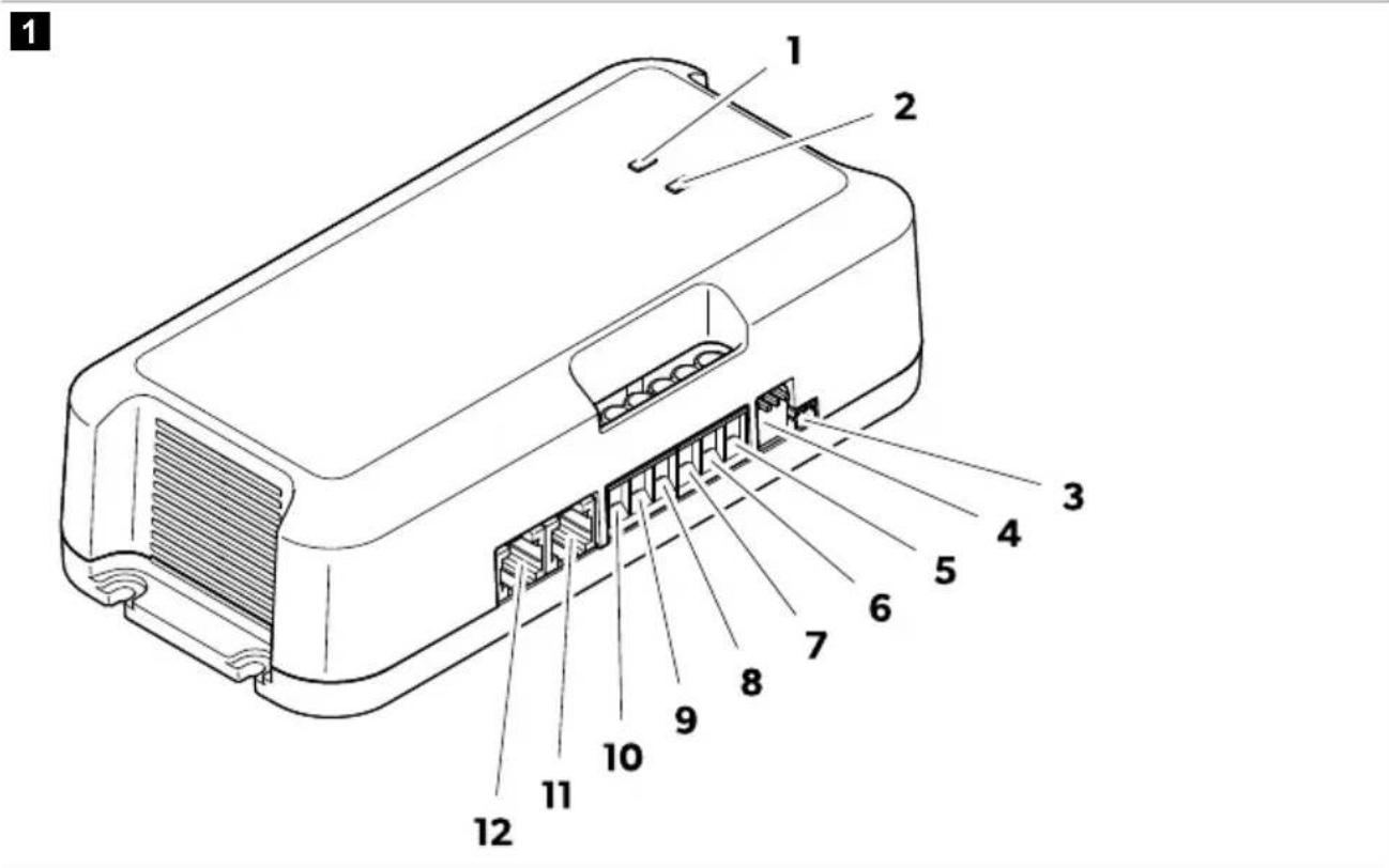 DOMETIC SC480 - Tilkoblinger og betjeningselementer - 1
