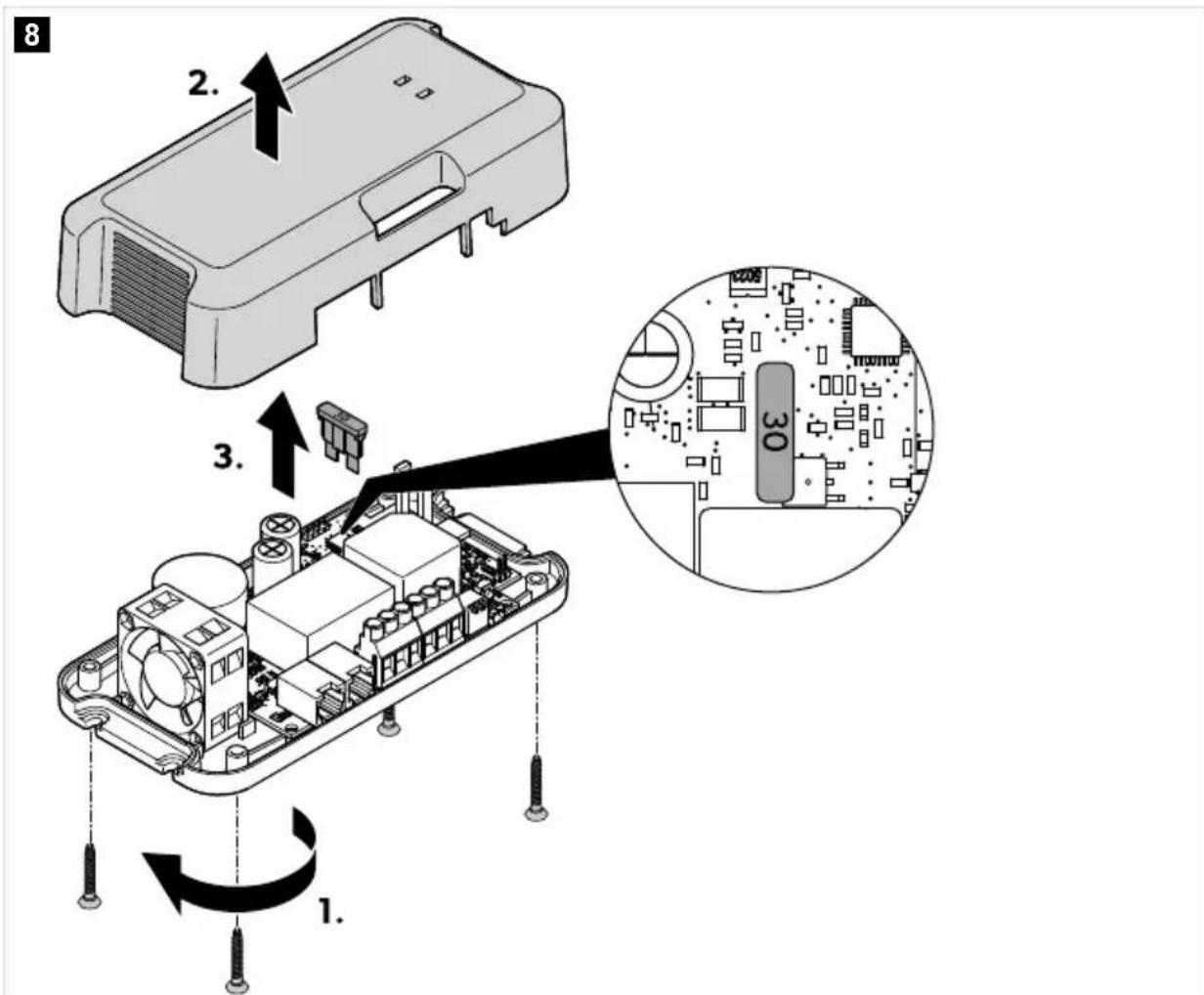 DOMETIC SC480 - HOIATUS! Elektrilögi oht - 1