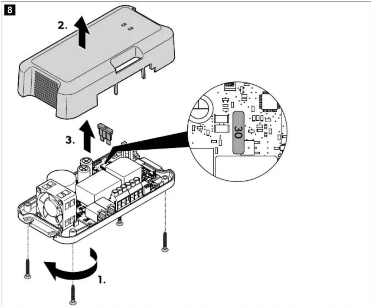 DOMETIC SC480 - WARNING! Electrocution hazard - 1