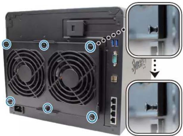 SYNOLOGY DiskStation DS2422+ - Remplacer le ventilateur du système - 2
