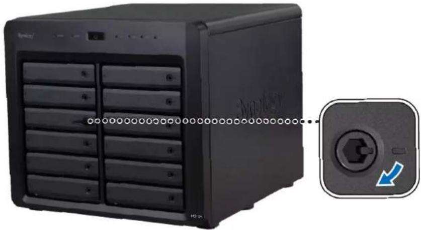 SYNOLOGY DiskStation DS2422+ - Installation des disques - 6