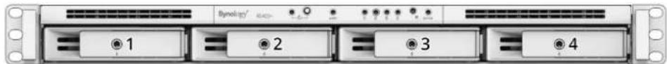 SYNOLOGY RackStation RS422+ - Installation des disques - 6