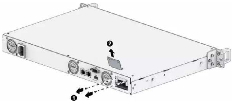 SYNOLOGY RackStation RS422+ - Pour installer un module de mise à niveau du réseau - 1