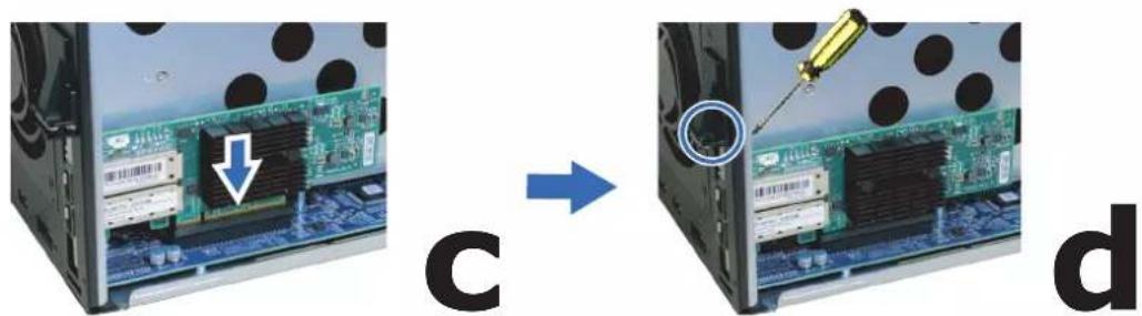 SYNOLOGY DiskStation DS1621+ - Pour installer une carte d'interface réseau : - 3