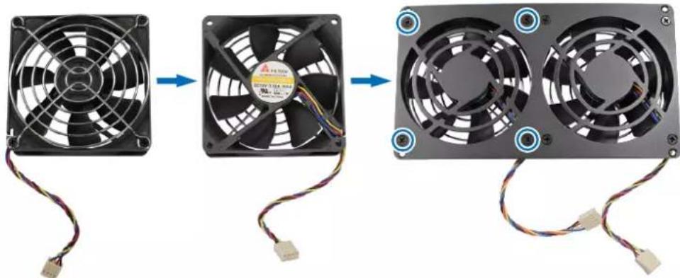 SYNOLOGY DiskStation DS1621+ - Remplacer le ventilateur du système - 7