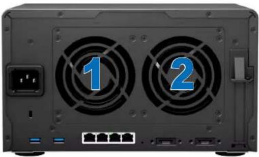 SYNOLOGY DiskStation DS1621+ - Remplacer le ventilateur du système - 1