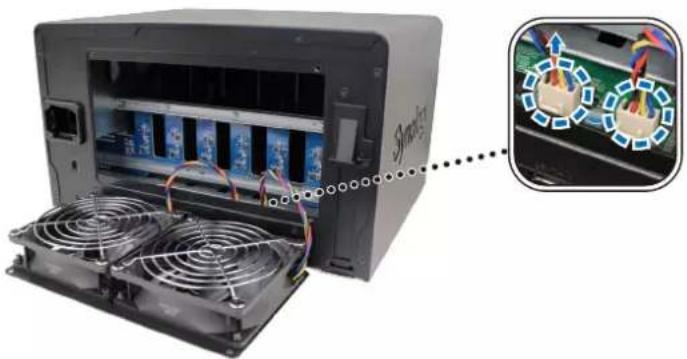 SYNOLOGY DiskStation DS1621+ - Remplacer le ventilateur du système - 3