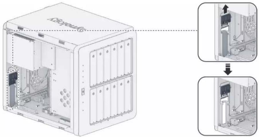 SYNOLOGY DiskStation DS3622xs+ - Pour installer une carte d'interface réseau - 2