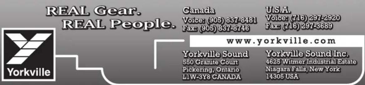 YORKVILLE LP-LED2M - Le LP-LED2M Peut Etre Utilise de Plusieurs Façons: - 3
