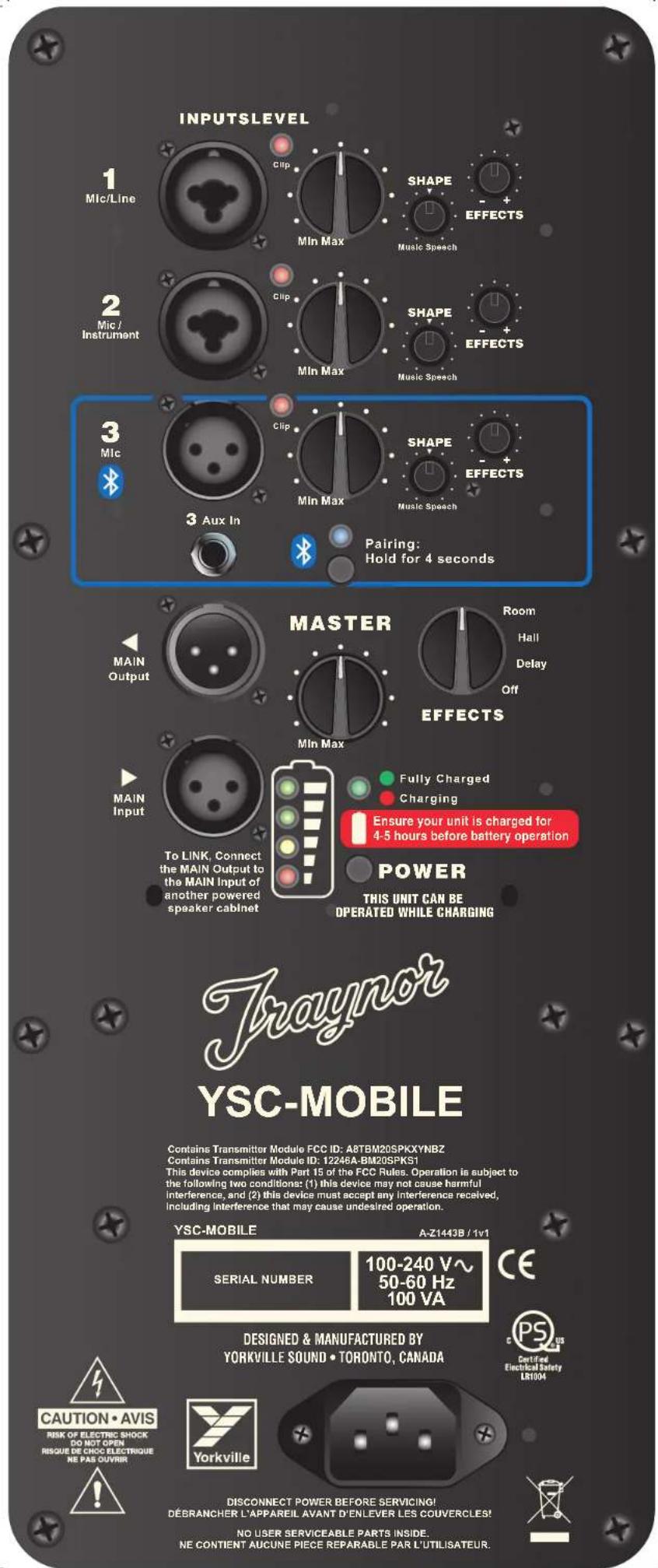 YORKVILLE YSC-Mobile - AVIS - 2