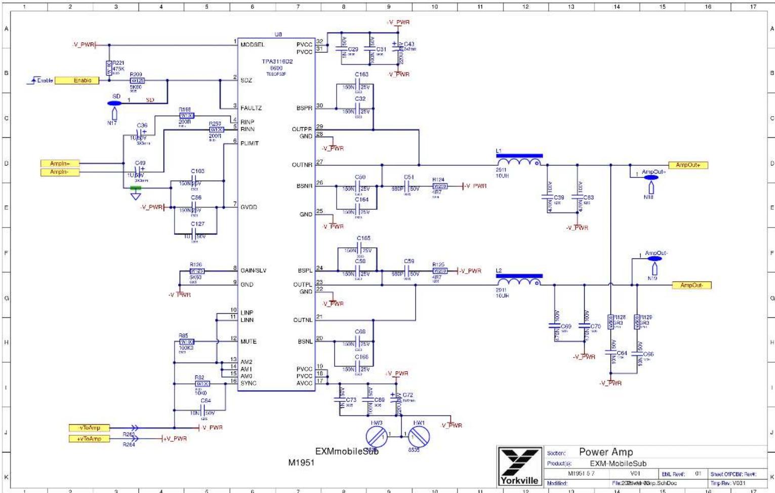 YORKVILLE EXM Mobile Sub - Block Diagram for EXM MobileSUB - 6