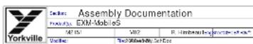 YORKVILLE EXM Mobile Sub - SPECIAL PRODUCTION NOTES - 2