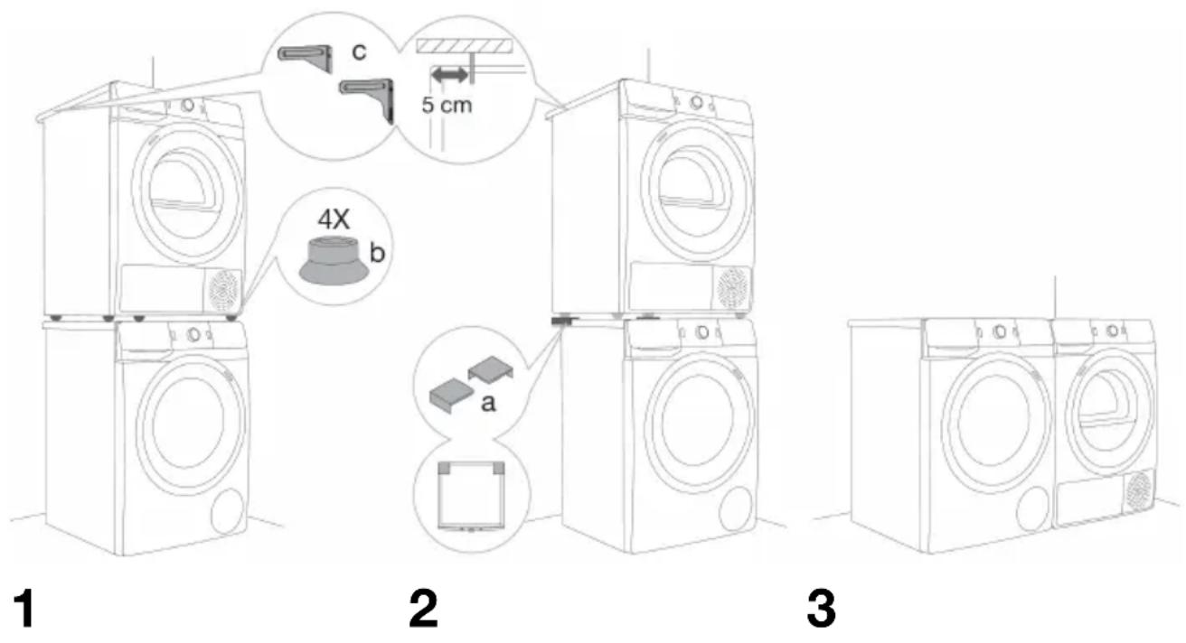 HISENSE DH3V903UW - Emplacementdusèche-linge - 1