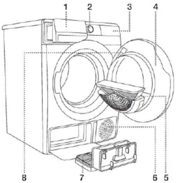 HISENSE DH5V13UW - DESCRIPTIONDUSÈCHE-LINGE - 1