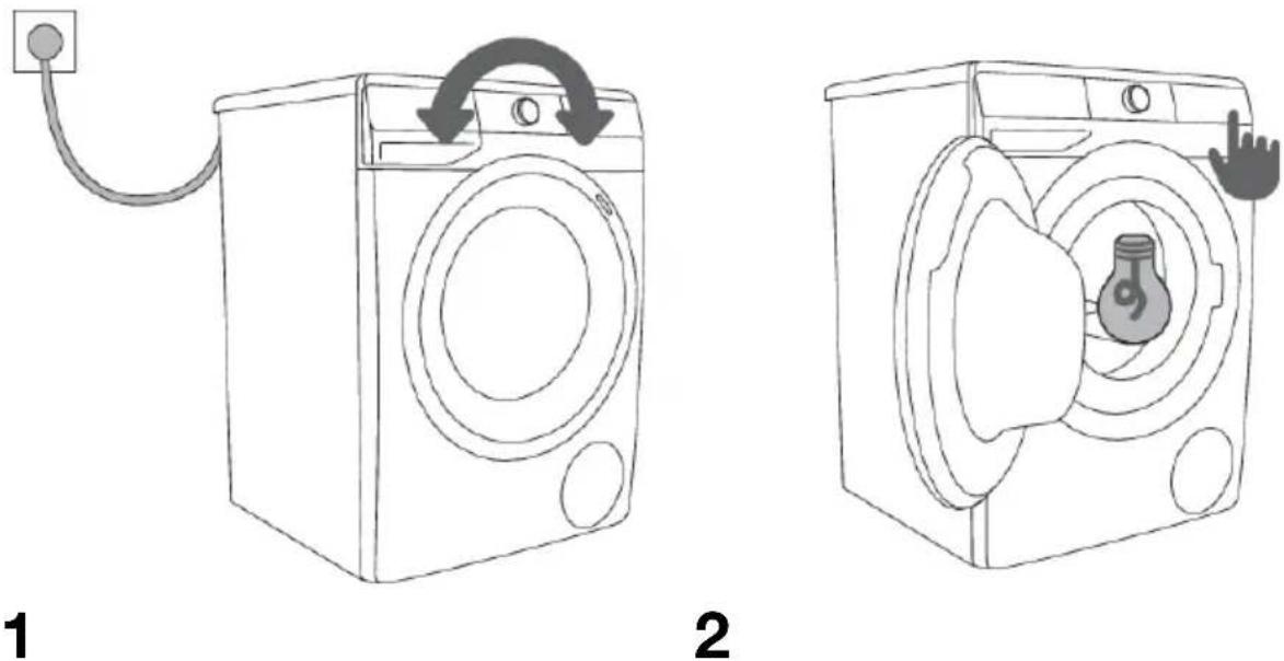 HISENSE WF5V144BW - Miseenmarchedulave-linge - 1