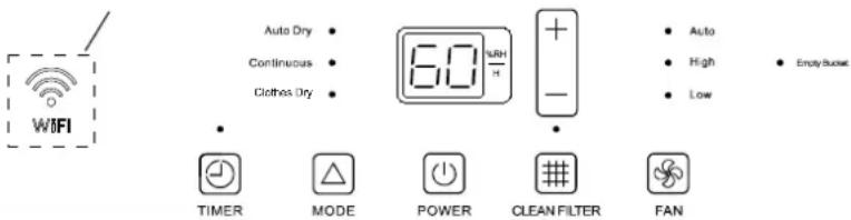 HISENSE D20HW - Panneau de contrôle - 1