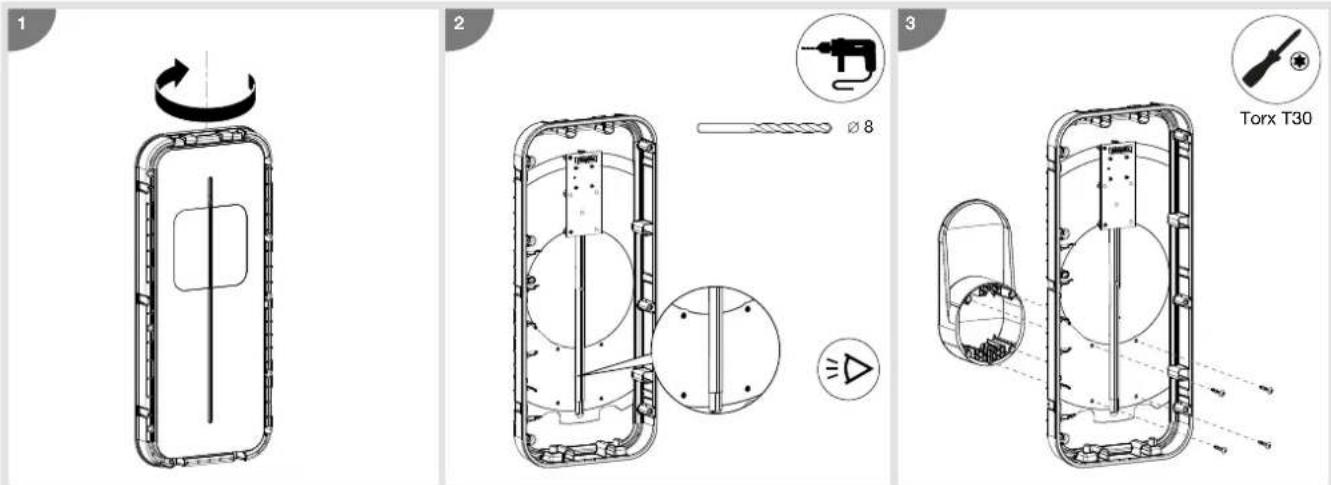 HAGER XEV1R22T2ER - Optionaler Kabelhalter - 3