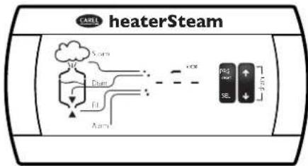 Carel heaterSteam V2 - Paramètres génériques par défaut - 1