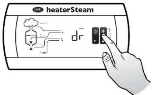 Carel heaterSteam V2 - Vidange totale manuelle - 1