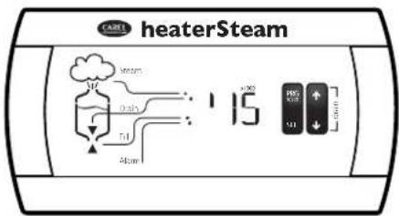 Carel heaterSteam V2 - Écran - 2
