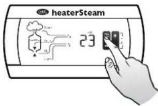 Carel heaterSteam V2 - Modifi cation du point de consigne (St) - 6