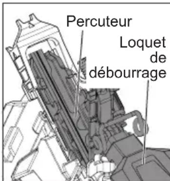 Percuteur Loquet de débourrage
