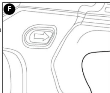 Porter-Cable PC1200ID - BOTÓN DE CONTROL DE AVANCE/REVERSA (FIGURA F) - 1
