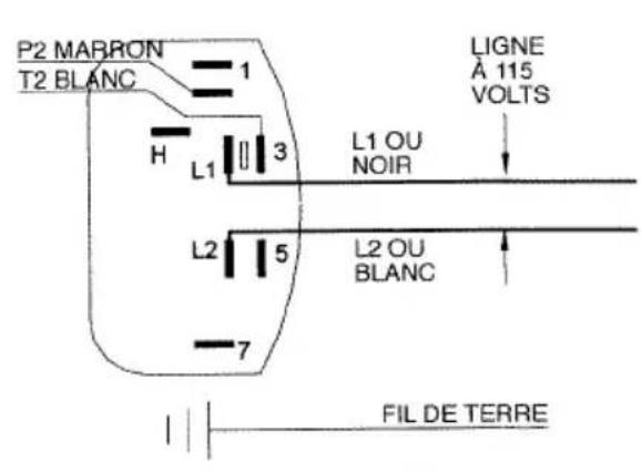 Porter-Cable CF2020 - TENSION ET PROTECTION DU CIRCUIT - 1