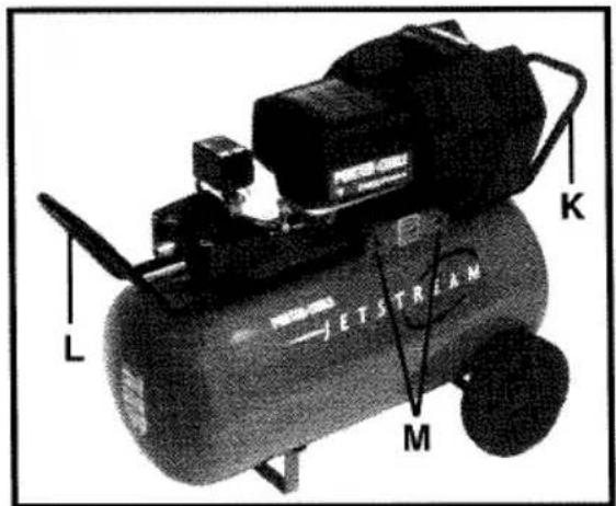 Porter-Cable CF2020 - MODES D'INSTALLATION ET DE RODAGE ASSEMBLAGE DU COMPRESSEUR D'AIR - 1