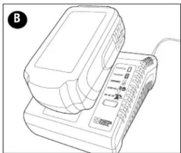 Porter-Cable PC120ID - PROCÉDURE DE CHARGE - 1