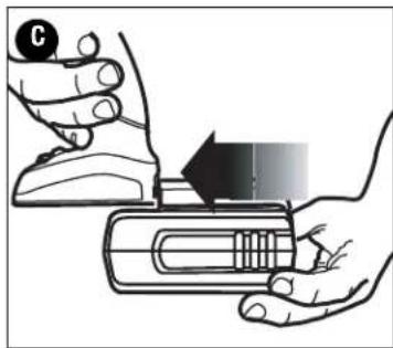 Porter-Cable PC120ID - INSTALLING AND REMOVING THE BATTERY PACK FROM THE TOOL - 1