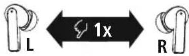 L ← 1x R