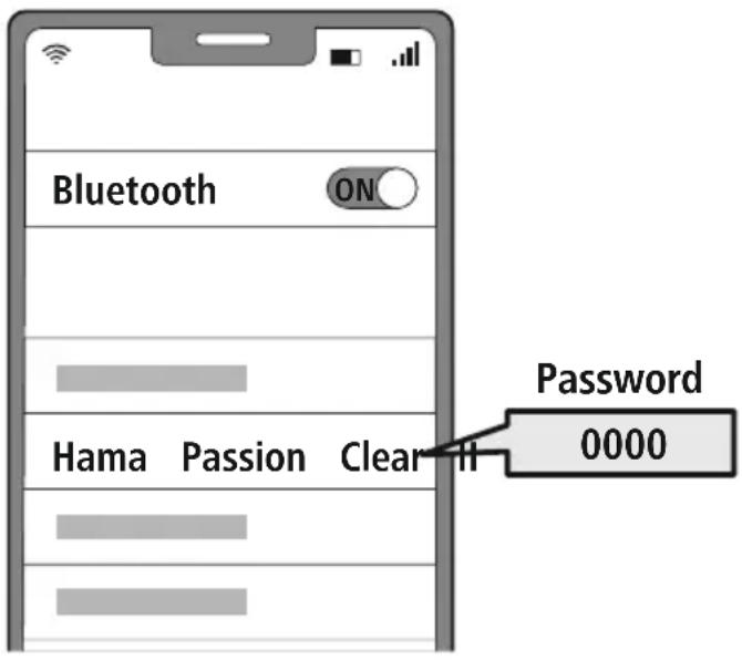 HAMA Passion Clear II - Sök efter hörlurarna med din slutenhet (behövs endast vid den första anslutninge - 1