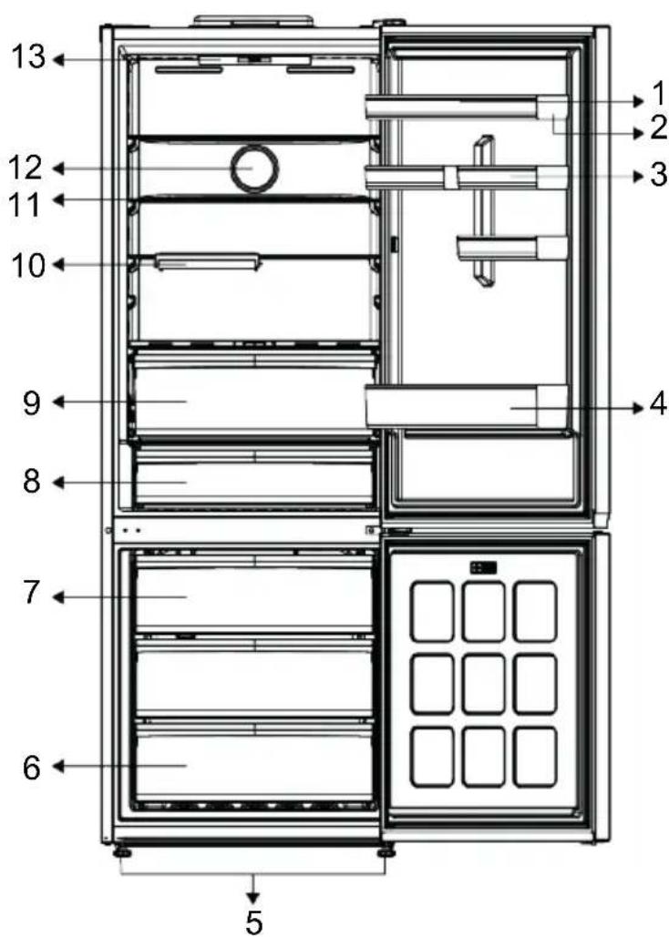 BEKO B5RCNE565HXBR - Ihr Kühlschrank - 1