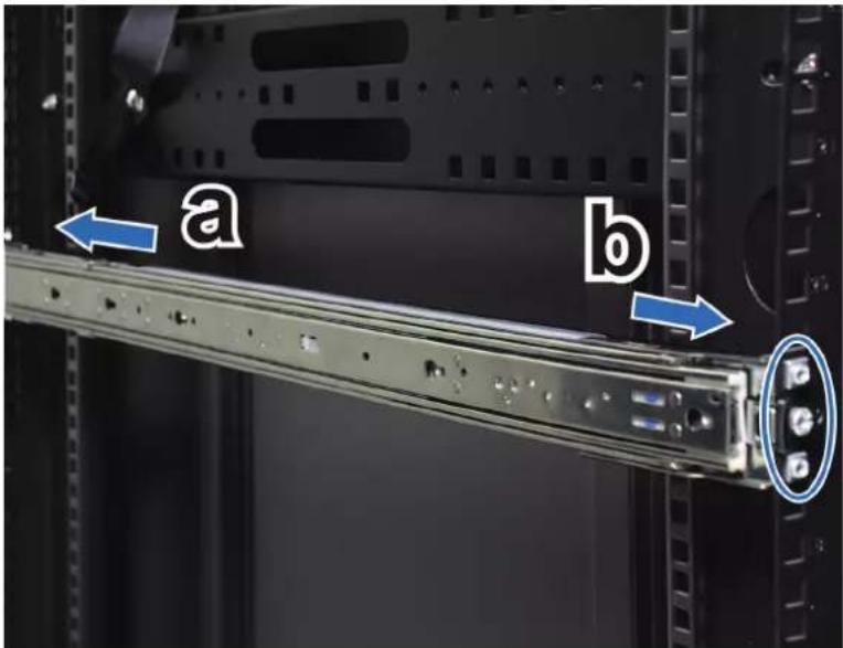 a b