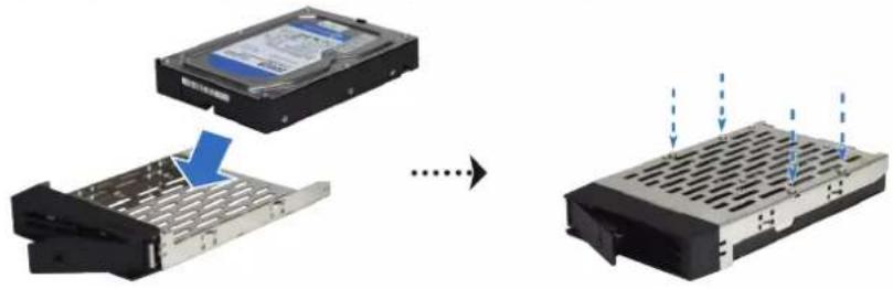 SYNOLOGY RackStation RS820RP+ - Installation des disques - 2