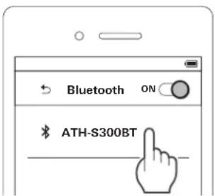 Audio-Technica ATH-S300BT - Appairage d'un appareil Bluetooth - 1