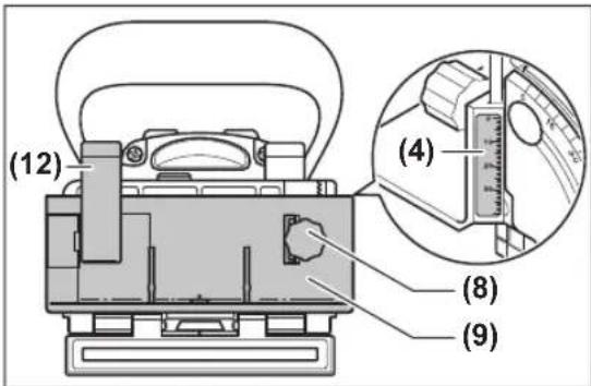BOSCH GFF 18V-22 Professional - Impostazione della guida regolabile in altezza - 1